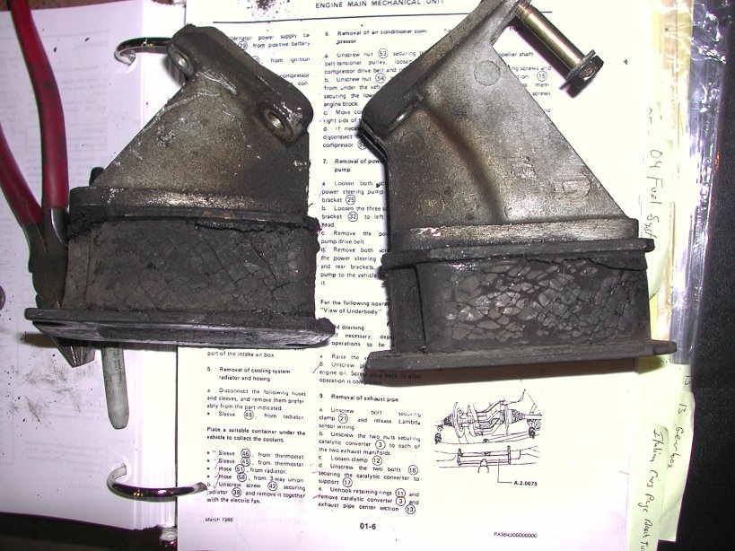 Old Engine Mounts